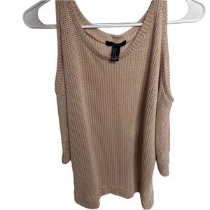 NEVER WORN Tan beige knit sweater